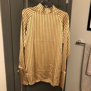 Gold and Black Striped Shirt